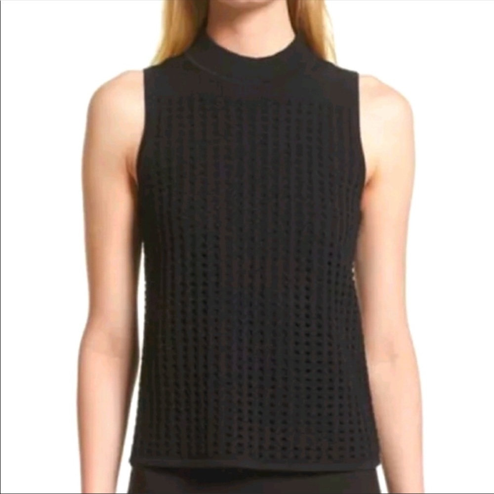 Rag & Bone Black Ingrid turtleneck Sweater sleeveless sz Xs